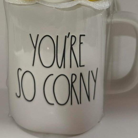 Rae Dunn Candy Corn Gnome "You're so Corny" Coffee Mug Cocoa Mug Gifts Fall NWT - Picture 3 of 7